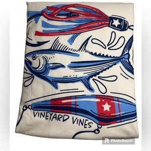 VINEYARD VINES MEN'S LONG SLEEVE POCKET TEE.SZ.L.NWT